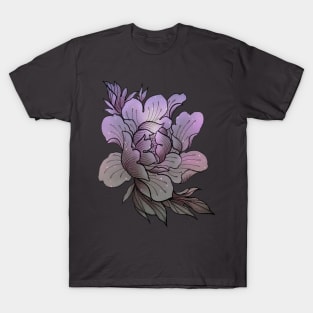 Cosmic Lavender Peony T-Shirt